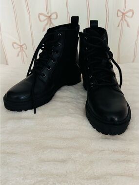 Harley Davidson Women's Lace-Up Combat Boots